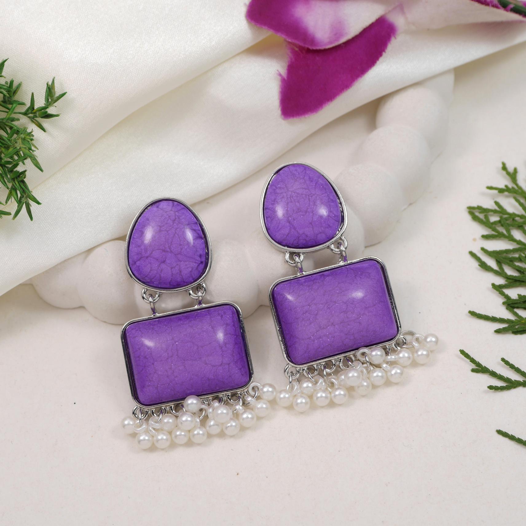 Multi Colour Western Earring