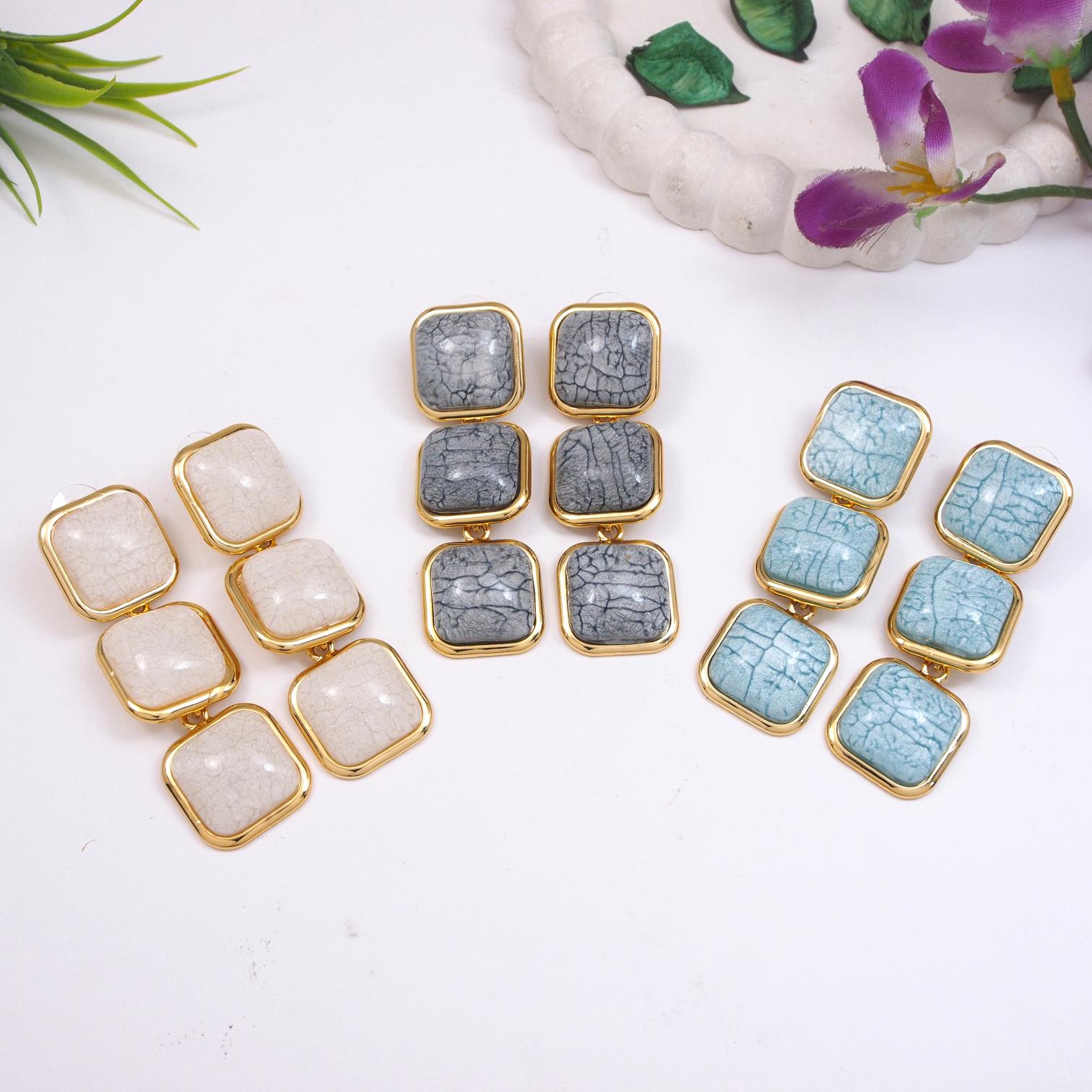 Gold Plated Western Earring ( pack of 6 )