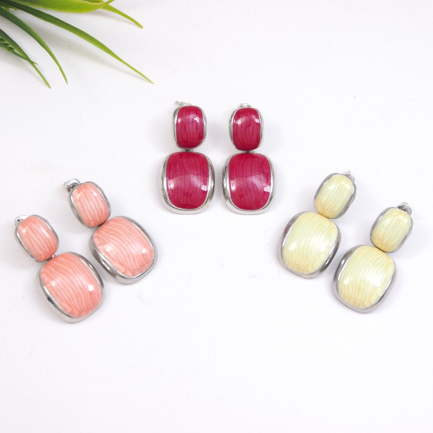 silver  Plated Western Earring ( pack of 6 )