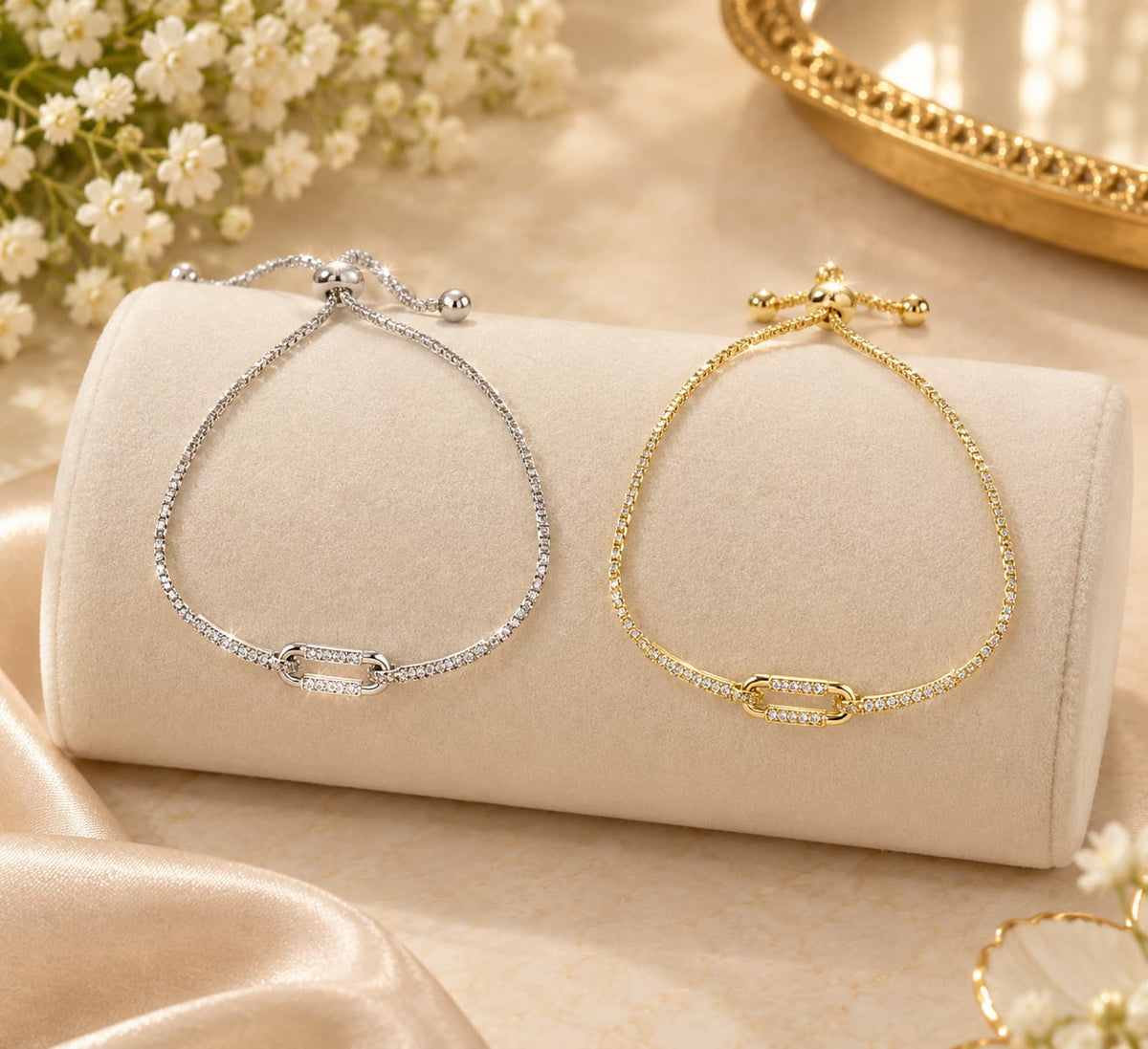 Korean Gold/Silver Plated Adjustable Bracelet