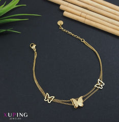 Xuping Butterfly Link Chain Bracelet - XPNGBR 5444