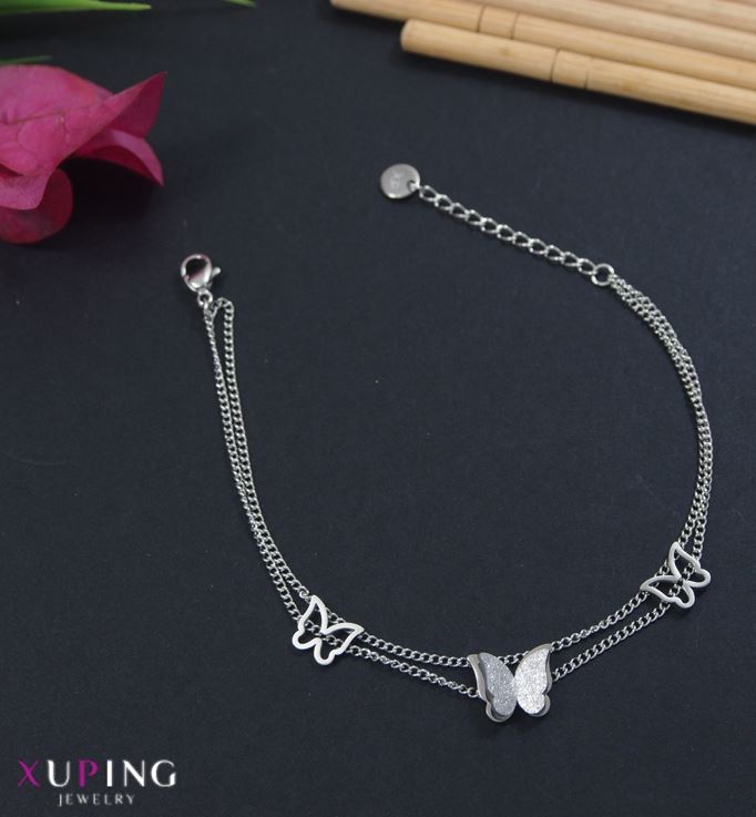 Xuping Butterfly Link Chain Bracelet - XPNGBR 5444