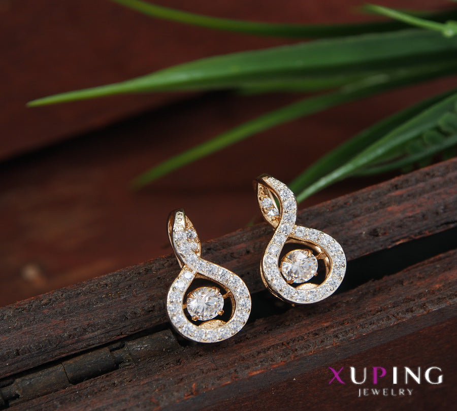 Gold Plated Cubic Zicronia Xuping Earring- XPNGER 4585