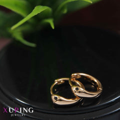 Gold/Silver Plated Snake Shaped Xuping Hoops Earring- XPNGER 4634