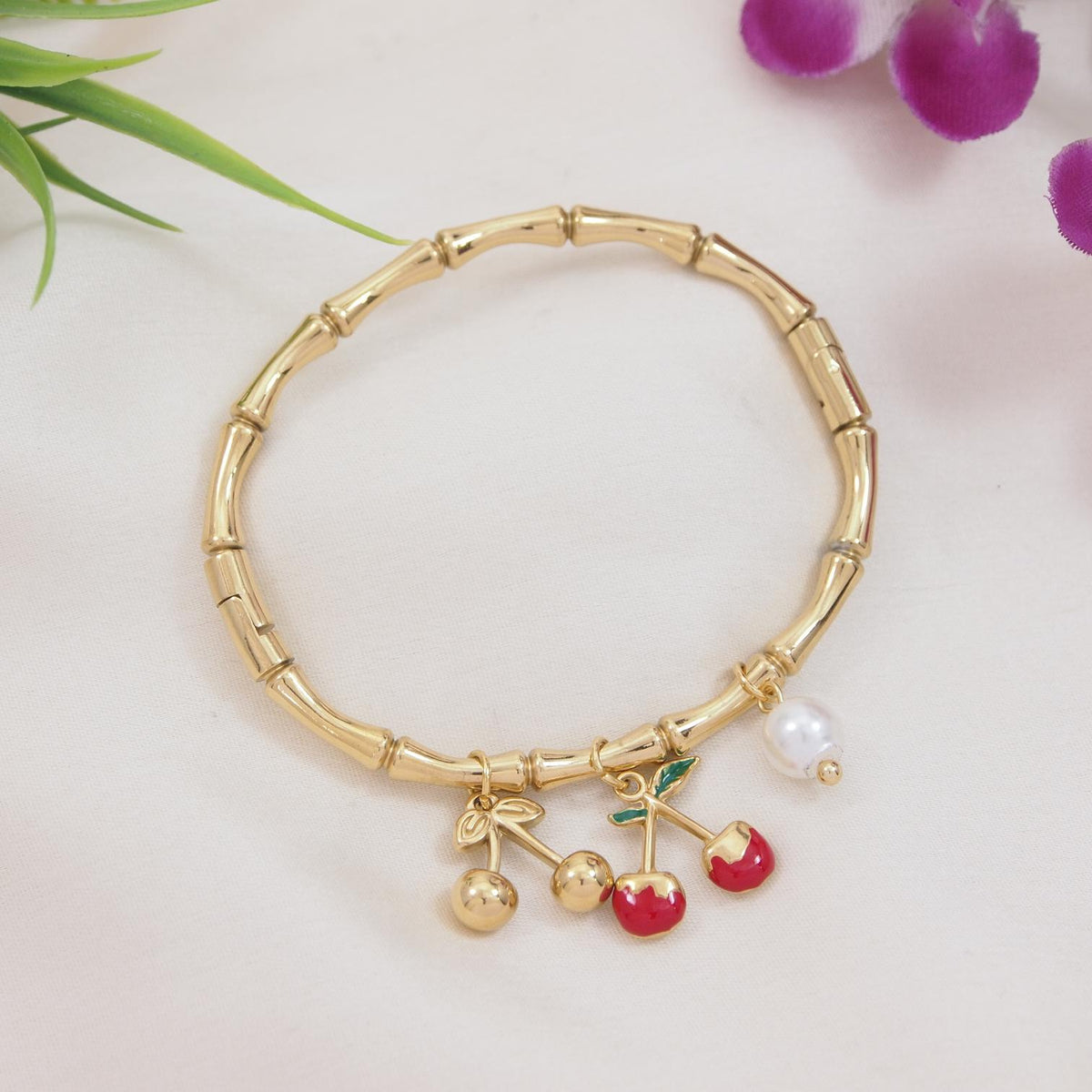 Stainless Steel Charm Bracelet