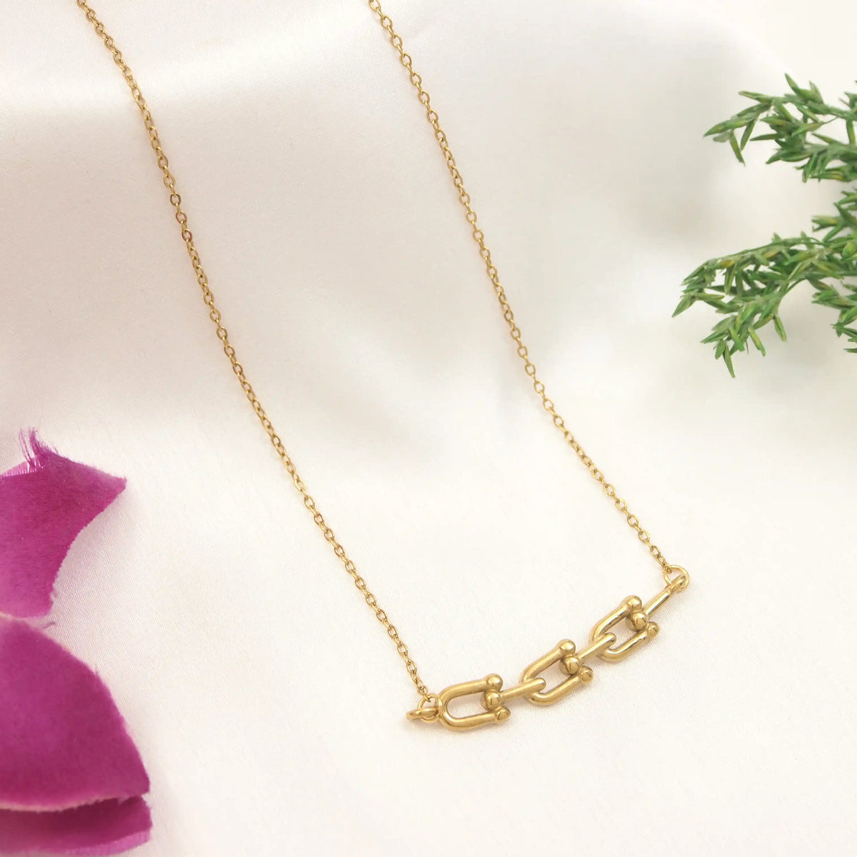 Stainless Steel  Necklace (Pack of 3)