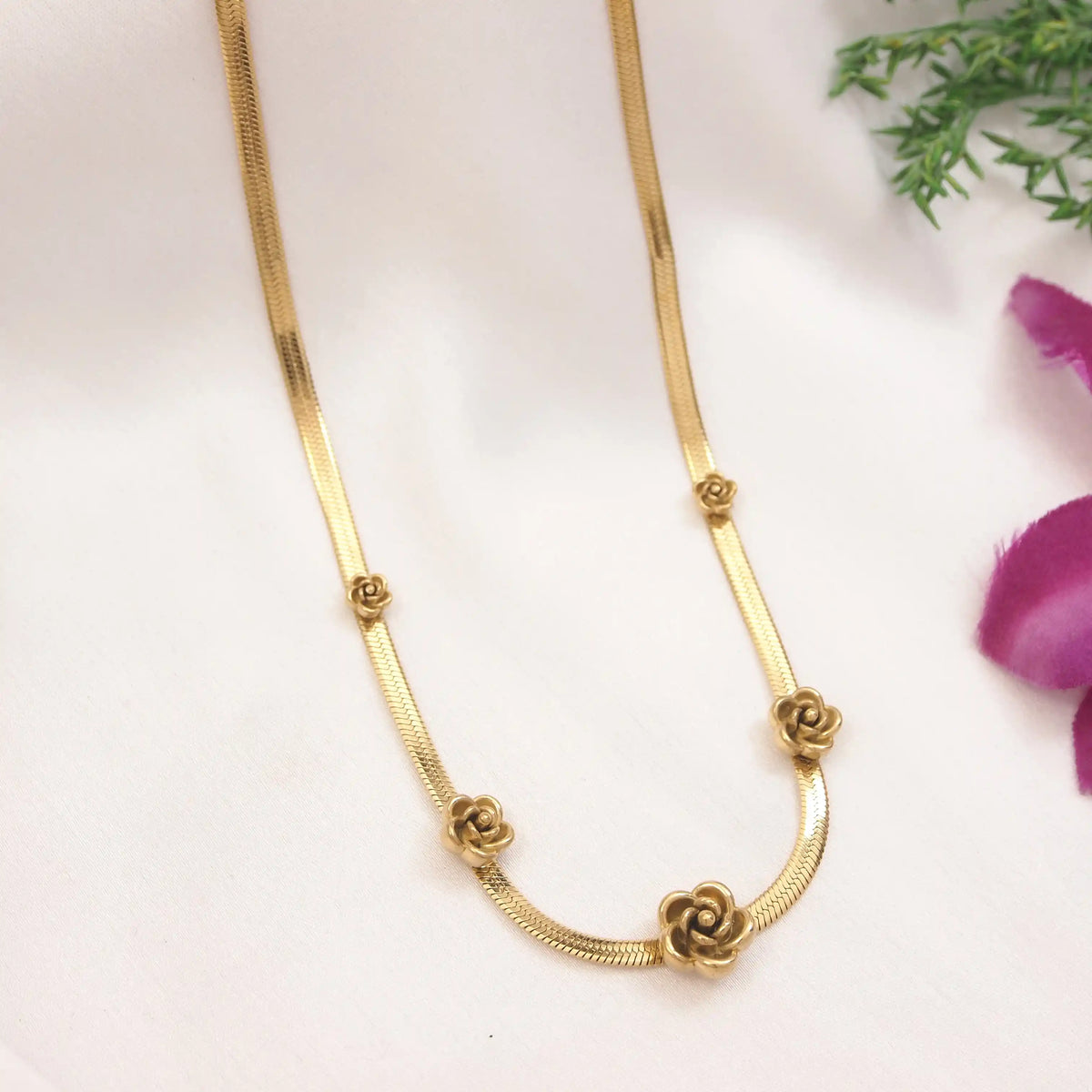 Stainless Steel  Necklace (Pack of 3)