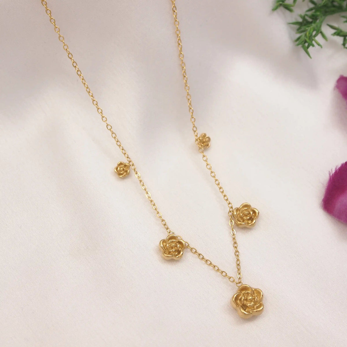 Stainless Steel  Necklace (Pack of 3)