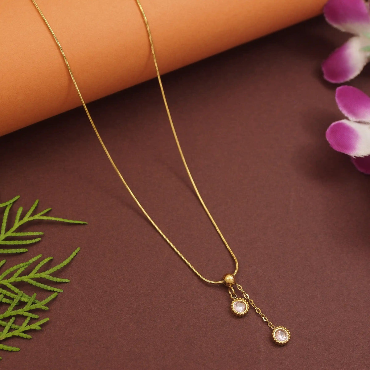 Stainless Steel  Necklace (Pack of 3)