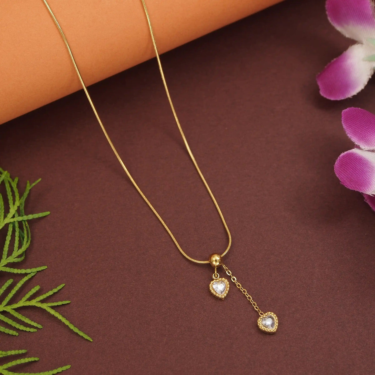 Stainless Steel  Necklace (Pack of 3)