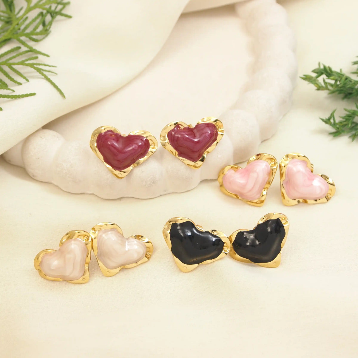 Colourful Western Stude Earring ( pack of 4 )